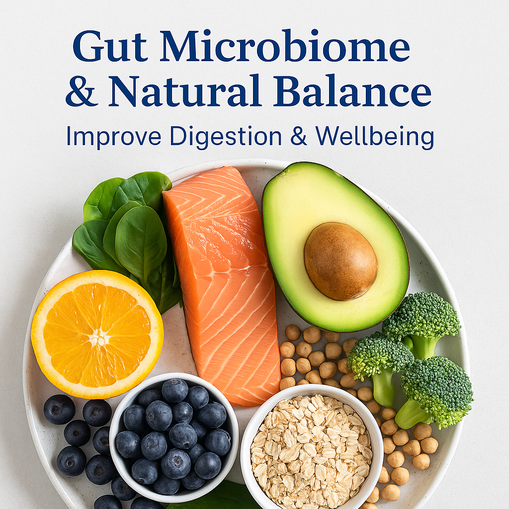 gut microbiome natural balance healthy foods MJ-4U