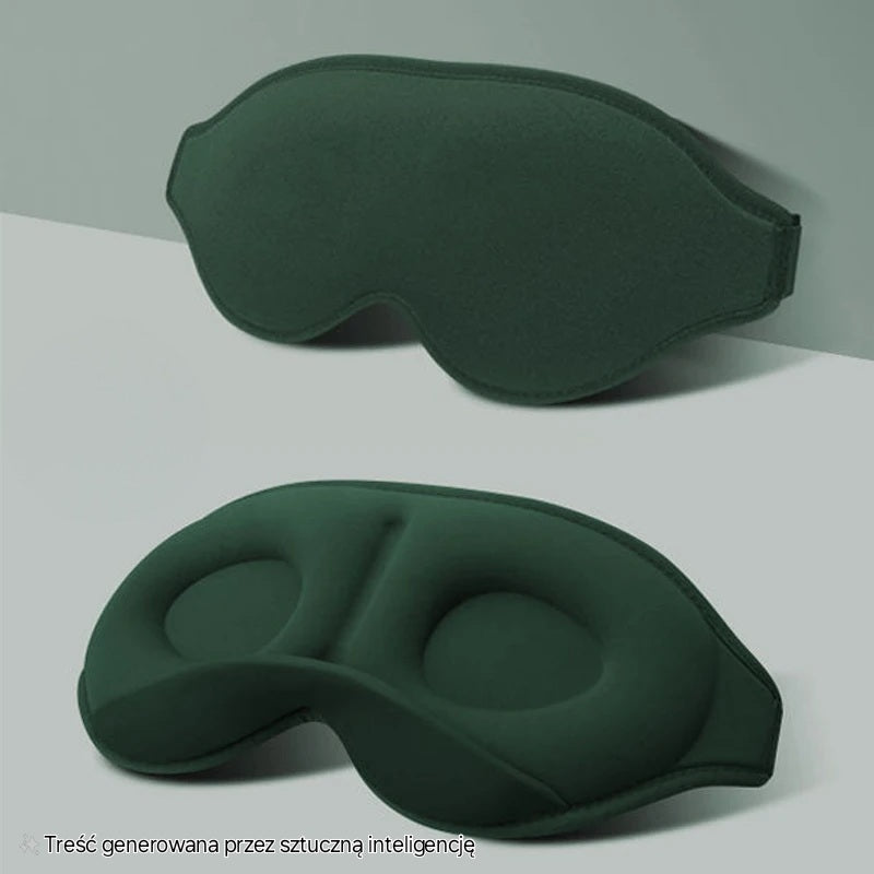 100% Light-Blocking Sleep Mask – Soft, Breathable Eye Mask for Travel and Relaxation - MJ-4U
