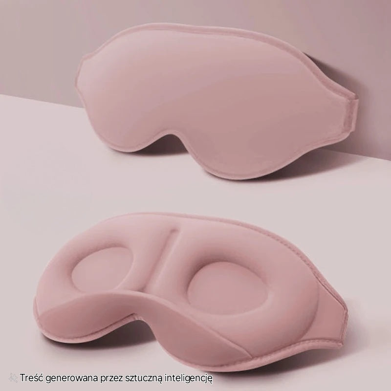 100% Light-Blocking Sleep Mask – Soft, Breathable Eye Mask for Travel and Relaxation - MJ-4U
