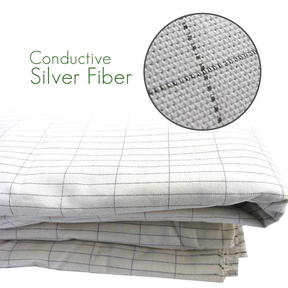 Organic Earthing King Size Fitted Bedsheet – Conductive Silver Fiber Grounding Sheet - MJ-4U