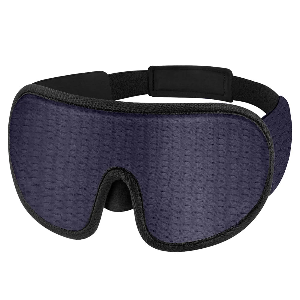 100% Light-Blocking Sleep Mask – Soft, Breathable Eye Mask for Travel and Relaxation - MJ-4U