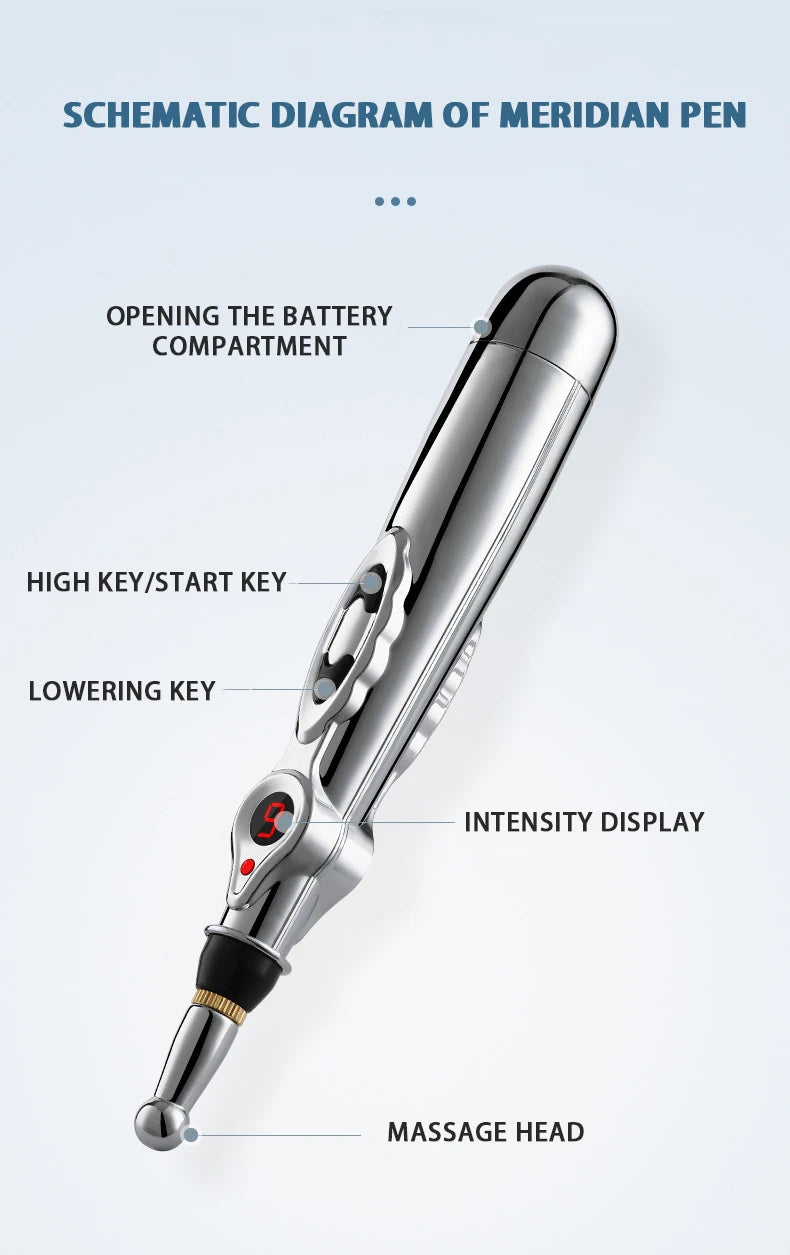 Electronic acupressure pen - Acupoint Massage Pen Multi-Function - MJ-4U