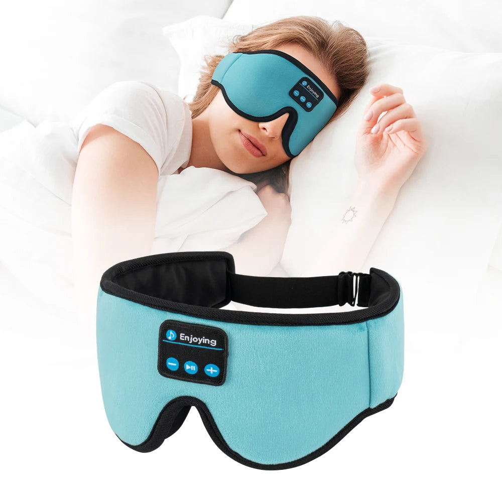 Bluetooth Sleeping Mask with 5.3 Wireless Headphones – Ideal for Side Sleepers, Travel, and Gifting