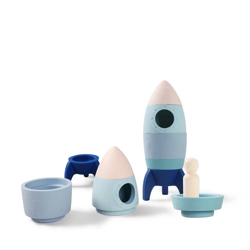 Wooden Rocket Montessori Toys Multifunctional Shape Early Child Education - MJ-4U