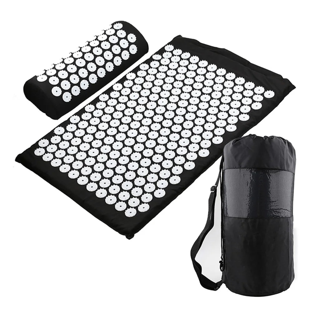 Acupressure Yoga Mat Massage Cushion Pillow Acupuncture Pain and Stress Relief - MJ-4U