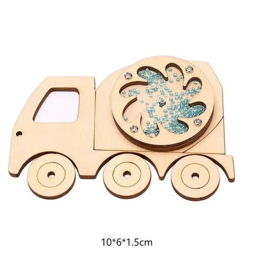 Busy Board Accessories DIY Toy Part Wooden Metal Locks Leather Buckle Montessori - MJ-4U
