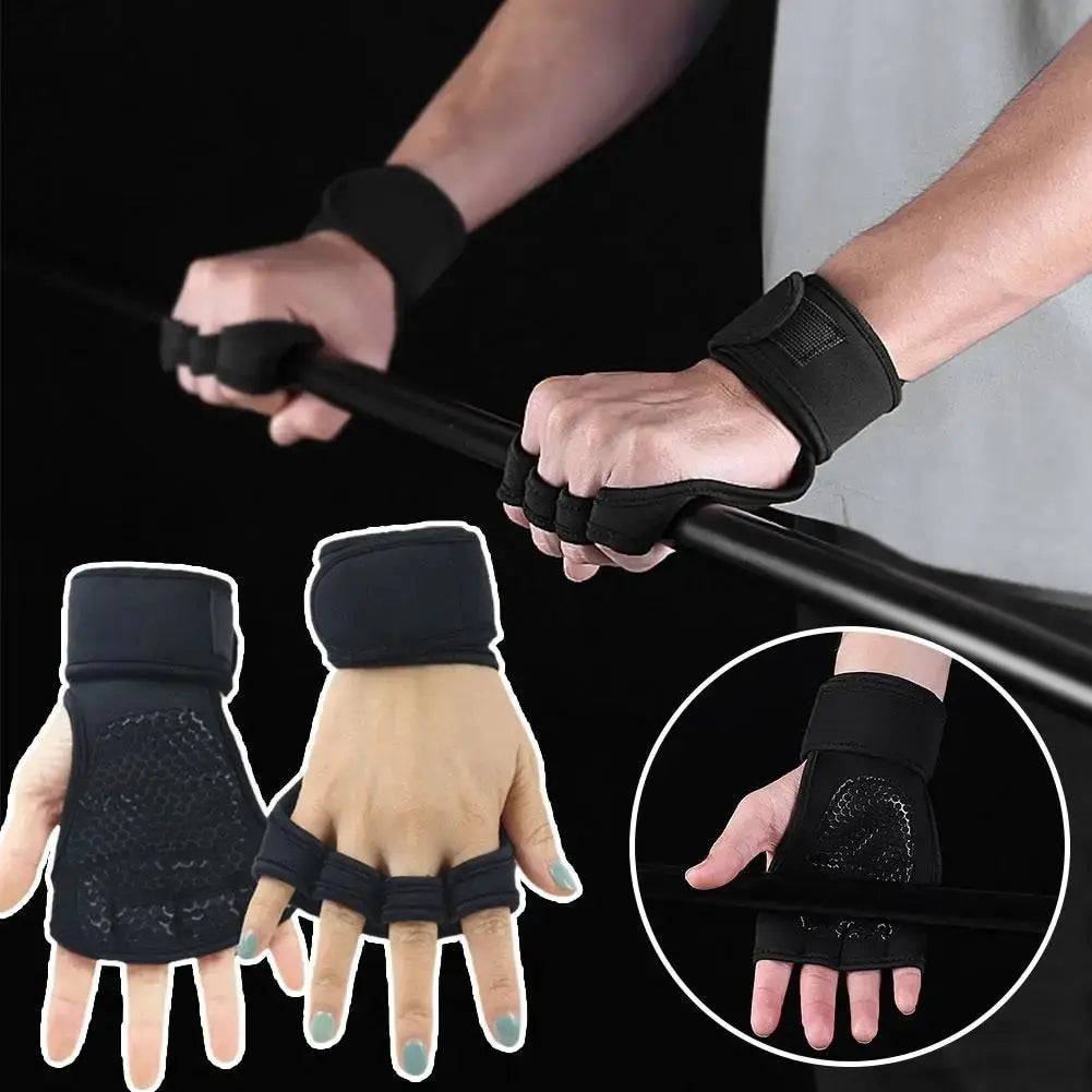 Unisex Weightlifting Gloves – Anti-Slip, Breathable, Adjustable | For Gym, Cycling, Outdoor Training