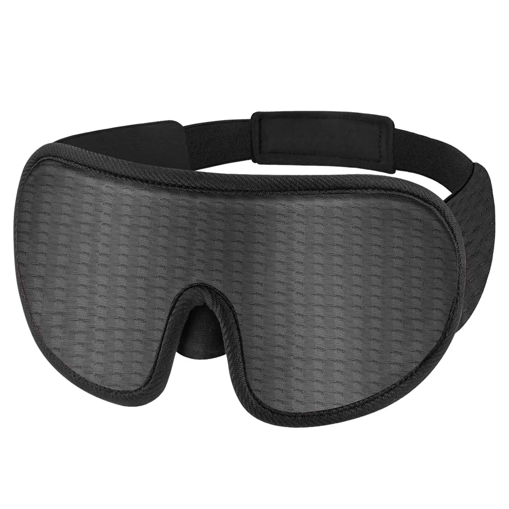 100% Light-Blocking Sleep Mask – Soft, Breathable Eye Mask for Travel and Relaxation - MJ-4U