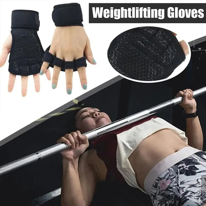 Unisex Weightlifting Gloves – Anti-Slip, Breathable, Adjustable | For Gym, Cycling, Outdoor Training