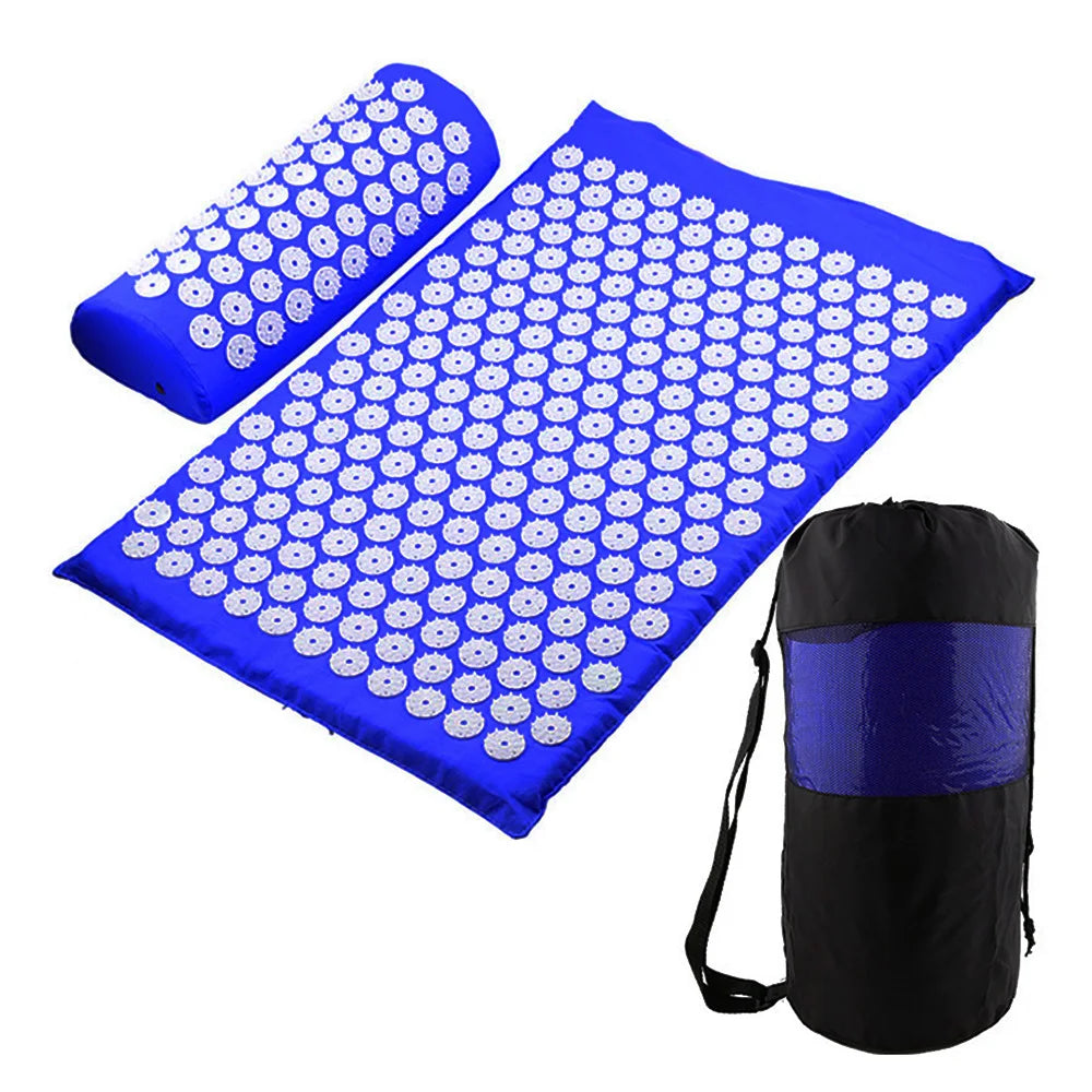Acupressure Yoga Mat Massage Cushion Pillow Acupuncture Pain and Stress Relief - MJ-4U