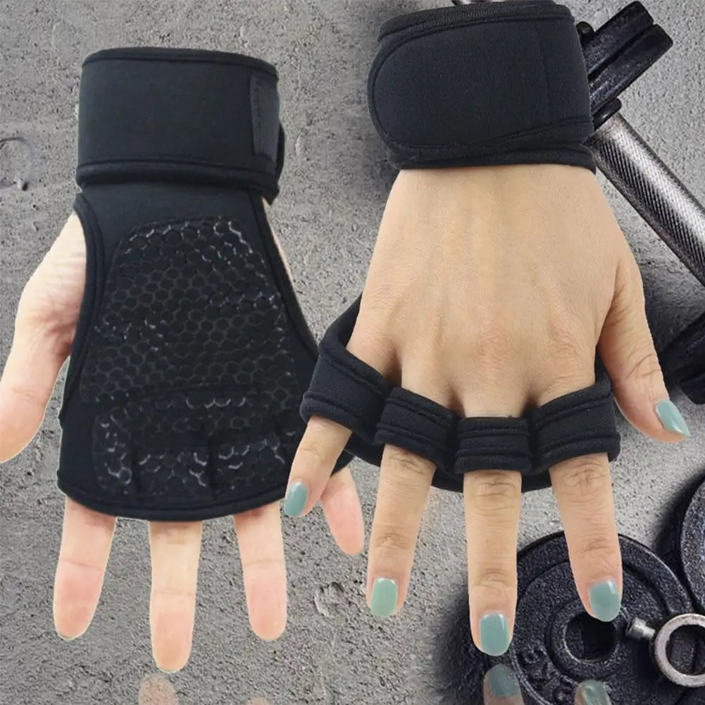 Unisex Weightlifting Gloves – Anti-Slip, Breathable, Adjustable | For Gym, Cycling, Outdoor Training