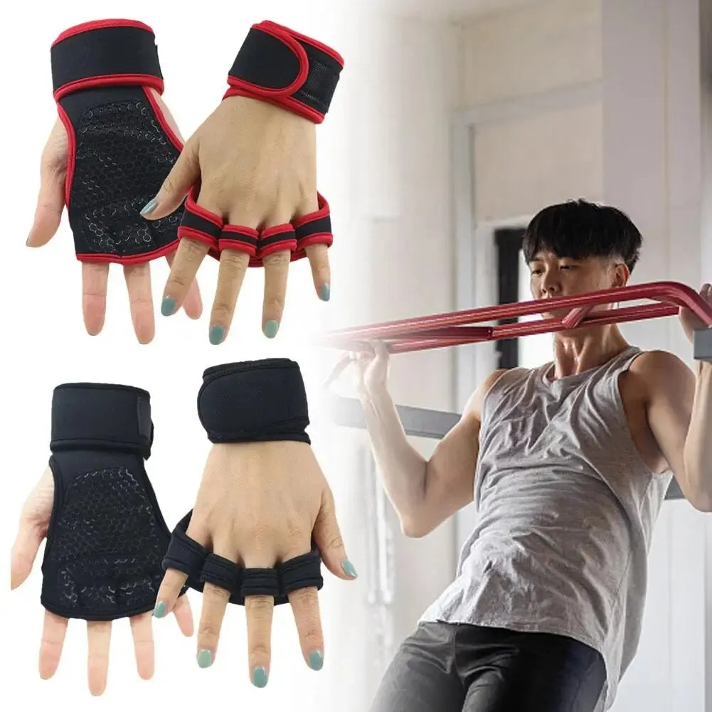 Unisex Weightlifting Gloves – Anti-Slip, Breathable, Adjustable | For Gym, Cycling, Outdoor Training