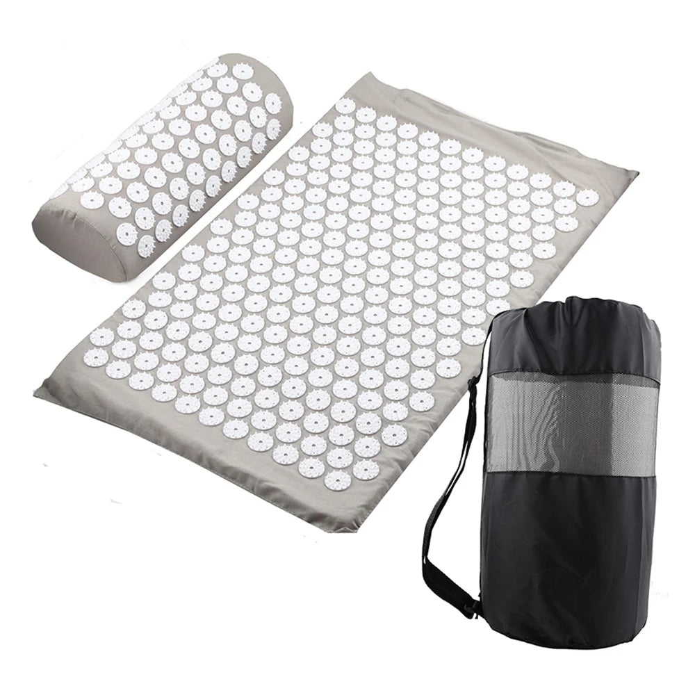 Acupressure Yoga Mat Massage Cushion Pillow Acupuncture Pain and Stress Relief - MJ-4U