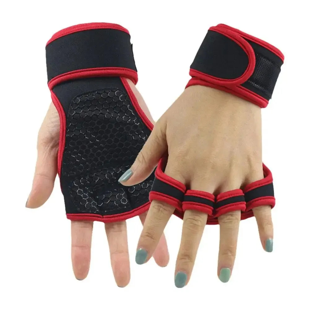 Unisex Weightlifting Gloves – Anti-Slip, Breathable, Adjustable | For Gym, Cycling, Outdoor Training