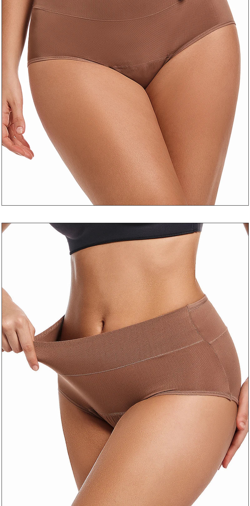 3-Layer Women's Period Panties - Leakproof Menstrual Underwear Size XS - XXL - MJ-4U