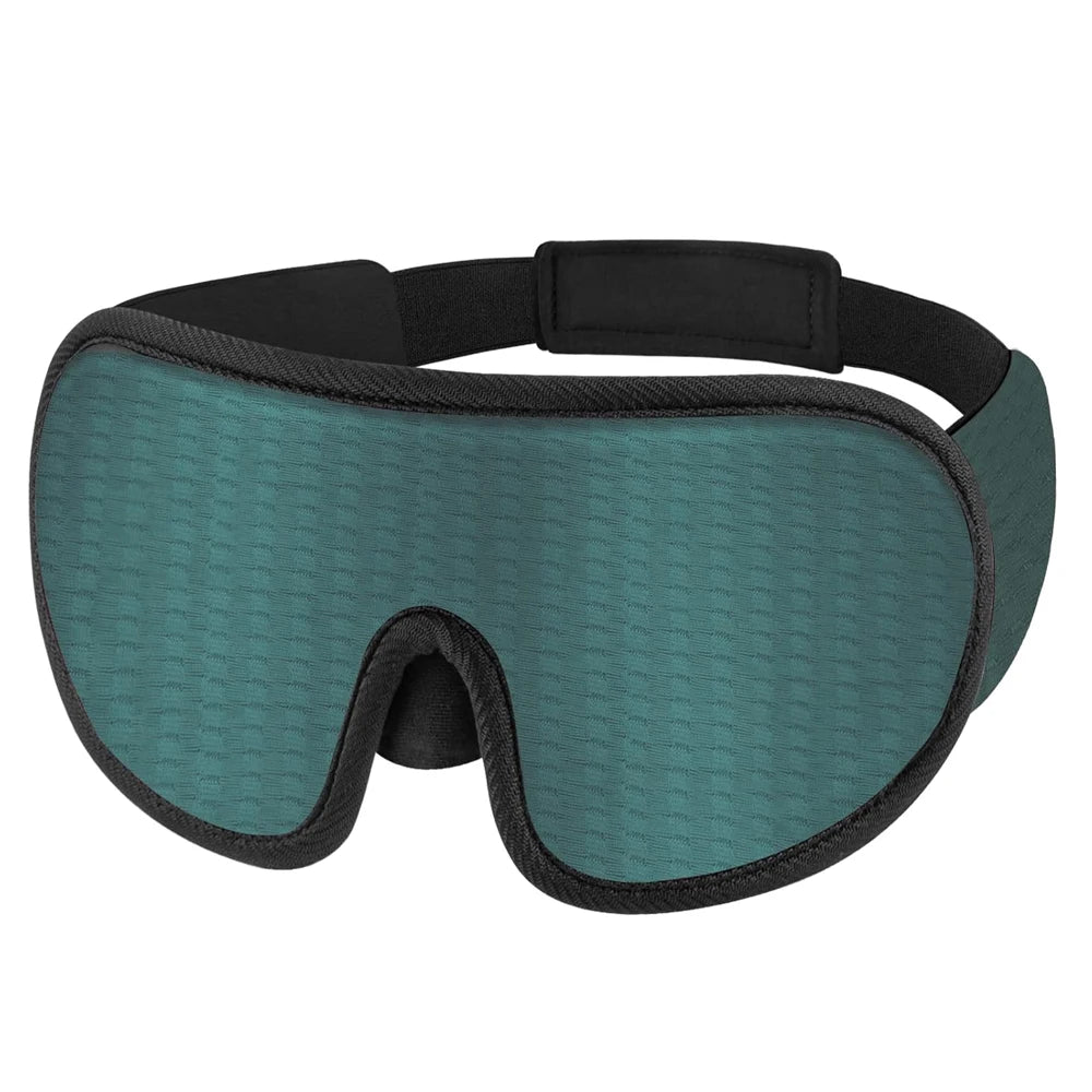 100% Light-Blocking Sleep Mask – Soft, Breathable Eye Mask for Travel and Relaxation - MJ-4U