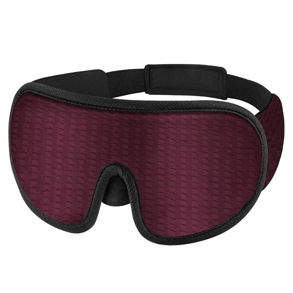 100% Light-Blocking Sleep Mask – Soft, Breathable Eye Mask for Travel and Relaxation - MJ-4U