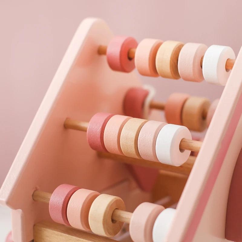 Wooden Montessorri Toys Five-in-one Multifunctional Educational Activity - MJ-4U