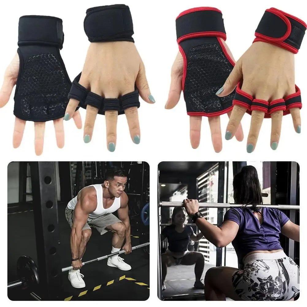 Unisex Weightlifting Gloves – Anti-Slip, Breathable, Adjustable | For Gym, Cycling, Outdoor Training