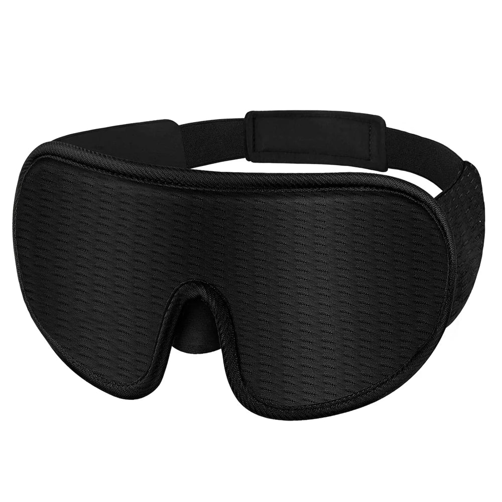 100% Light-Blocking Sleep Mask – Soft, Breathable Eye Mask for Travel and Relaxation - MJ-4U