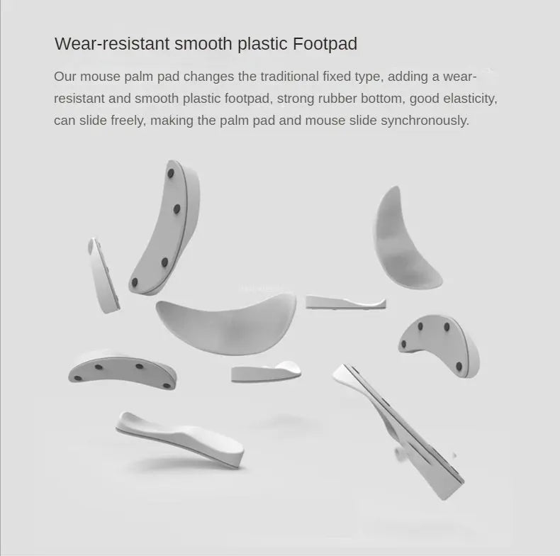 Ergonomic mouse pad with silicone gel - Comfort and support for your wrist for Office Gaming PC - MJ-4U