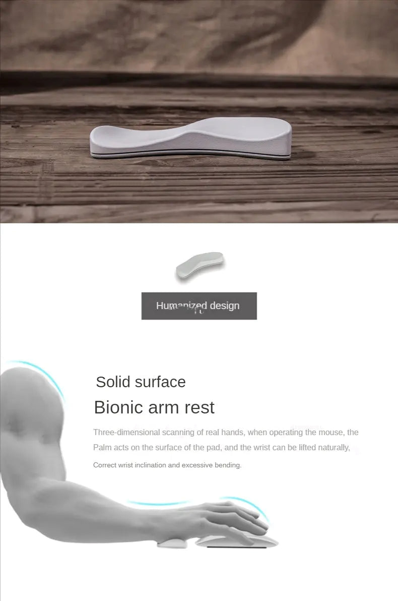 Ergonomic mouse pad with silicone gel - Comfort and support for your wrist for Office Gaming PC - MJ-4U