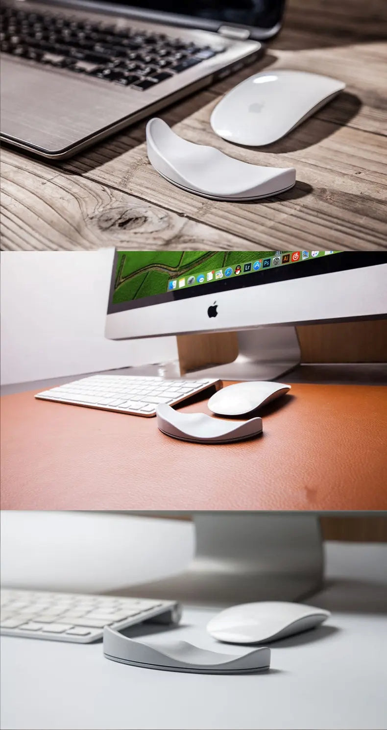 Ergonomic mouse pad with silicone gel - Comfort and support for your wrist for Office Gaming PC - MJ-4U