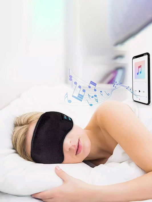 "Sleep Mask with Headphones — Your Key to Deep Sleep and Ultimate Relaxation!"