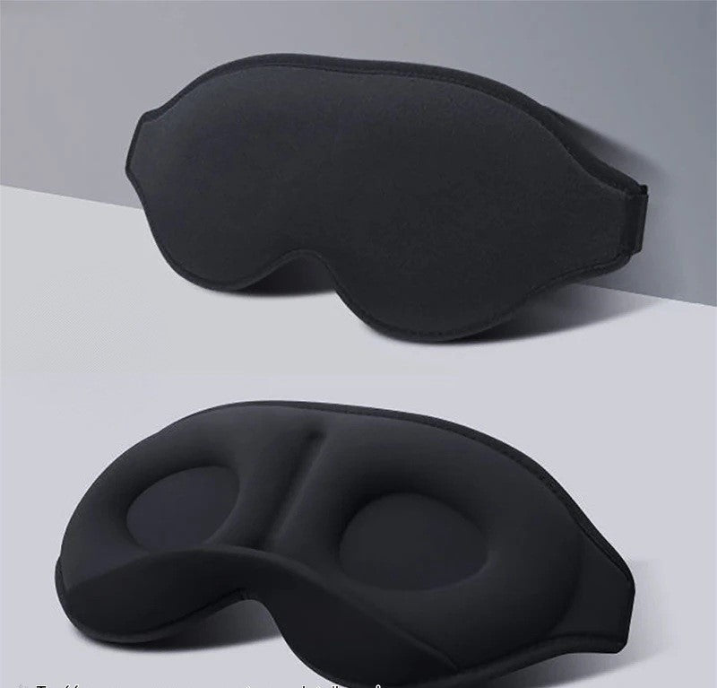 100% Light-Blocking Sleep Mask – Soft, Breathable Eye Mask for Travel and Relaxation