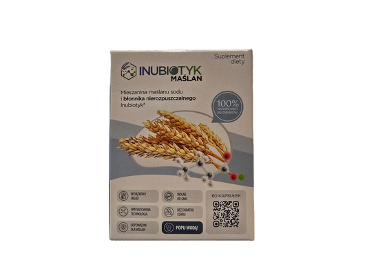 Inubiotyk Butyrate – Plant-Based Capsules with Butyric Acid and Inulin