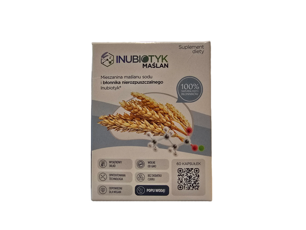 Inubiotyk Butyrate – Plant-Based Capsules with Butyric Acid and Inulin