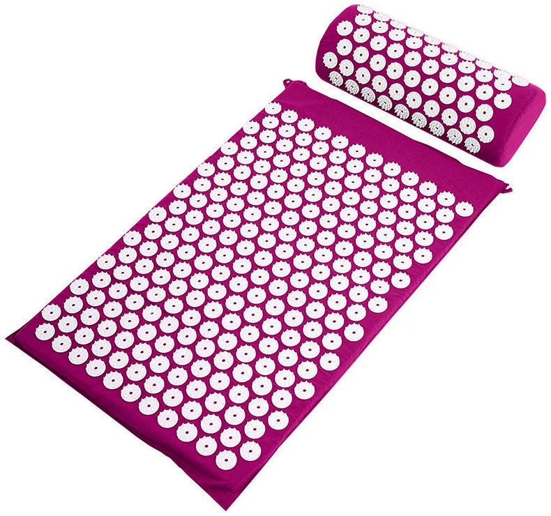 Eco Friendly Acupressure Points Sensi Massage Mat Pillow Set