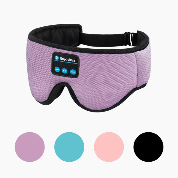 Bluetooth Sleeping Mask with 5.3 Wireless Headphones – Ideal for Side Sleepers, Travel, and Gifting - MJ-4U