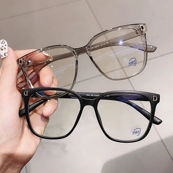 Luxury Anti-Blue Light Glasses for Myopia | Unisex Eye Protection for Computer Use (Diopter 0 to -6.0 - MJ-4U