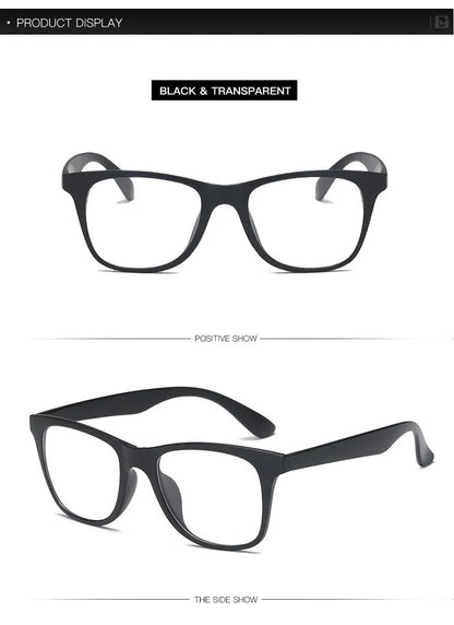 Retro Eyeglasses Fashionable Myopia Optical Clip-On Frames for Computer Use