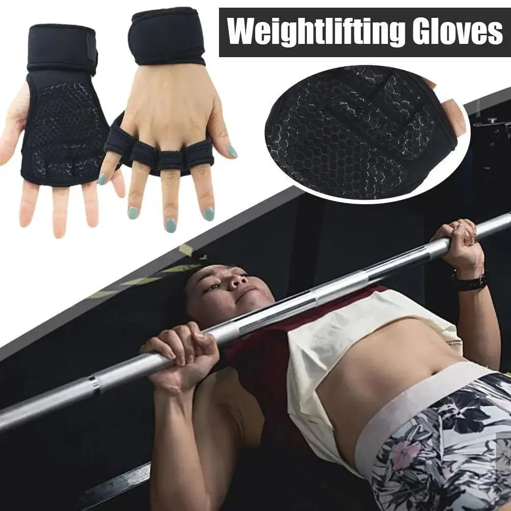 Unisex Weightlifting Gloves – Anti-Slip, Breathable, Adjustable | For Gym, Cycling, Outdoor Training