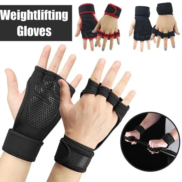 Unisex Weightlifting Gloves – Anti-Slip, Breathable, Adjustable | For Gym, Cycling, Outdoor Training