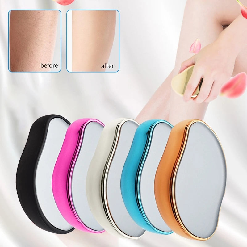 Crystal Hair Removal Eraser – Painless, Reusable Glass Epilator for Easy Body Hair Removal - MJ-4U