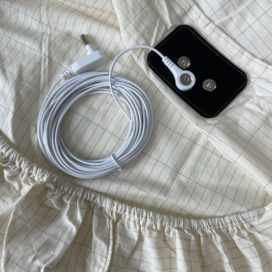 Organic Earthing King Size Fitted Bedsheet – Conductive Silver Fiber Grounding Sheet - MJ-4U