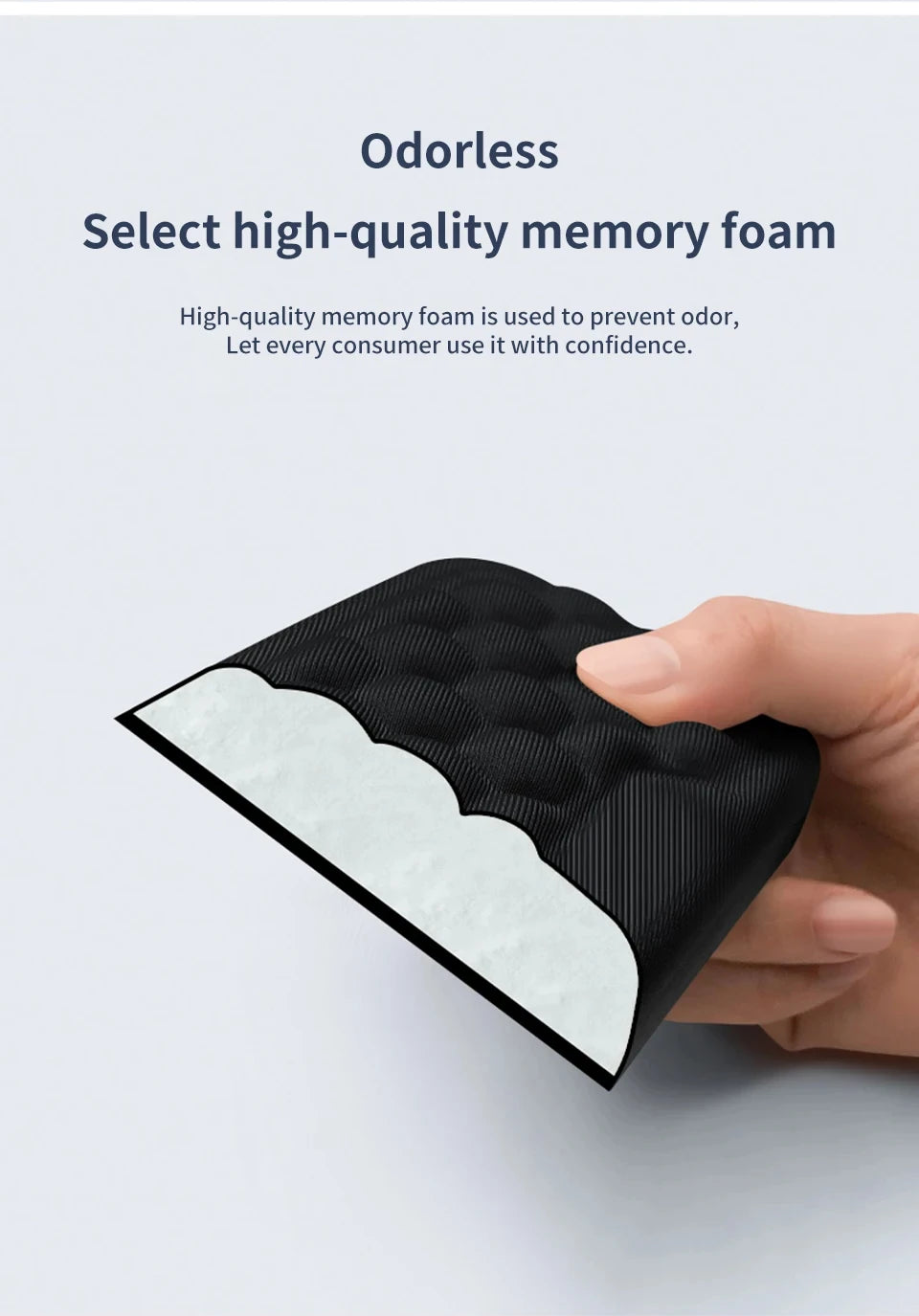 Ergonomic Wrist Support Mouse & Keyboard Pad – Silicone with Massage Texture | For PC, Laptop, Gaming, Office
