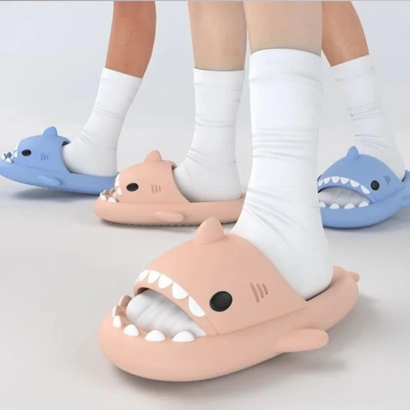 Shark Slippers - Cute Non-Slip Slides for Women, Men, and Kids EVA material Various Colours