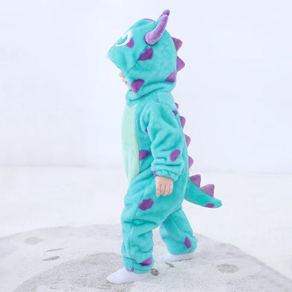 Cozy Baby Romper - Sully, Tiger & Panda Designs for Adorable Halloween Fun