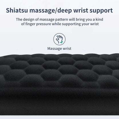 Ergonomic Wrist Support Mouse & Keyboard Pad – Silicone with Massage Texture | For PC, Laptop, Gaming, Office